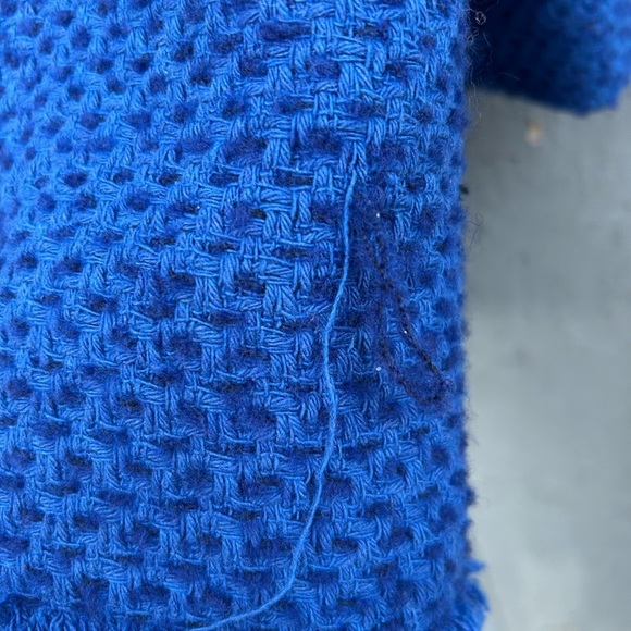 MNG blue Tweed blazer Jacket, size XXL - Picture 14 of 16